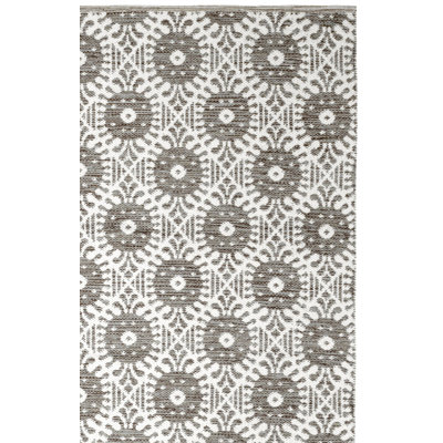Tapis géométrique tissé à la main Clemence