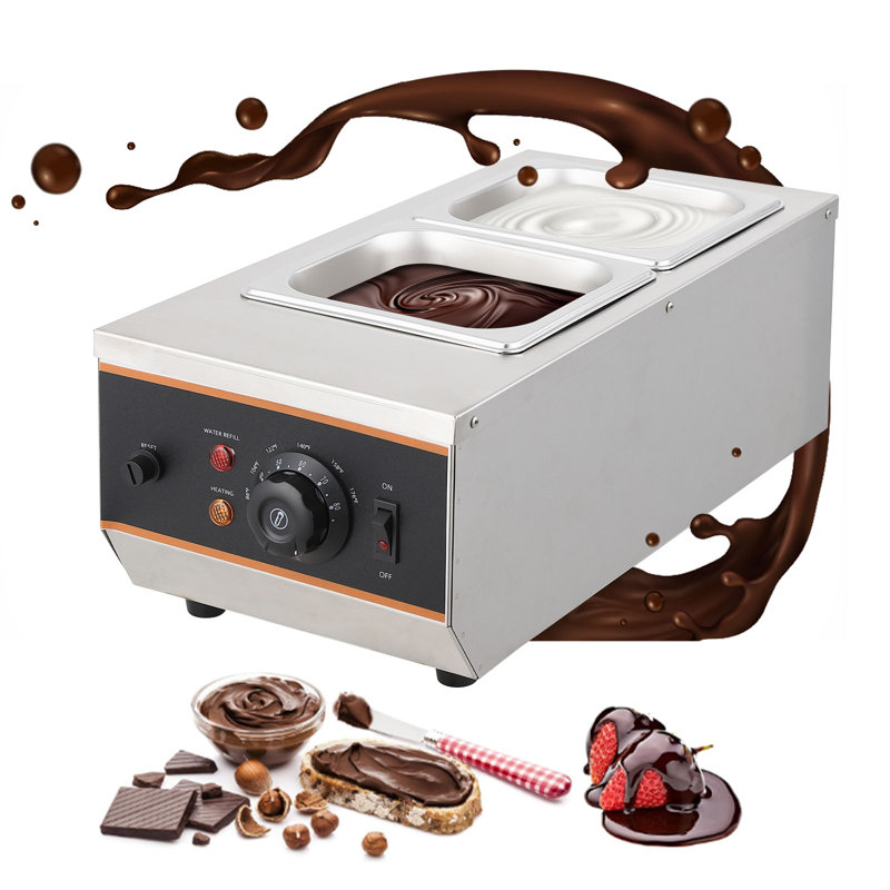 Machine à tremper au chocolat électrique en acier inoxydable pour la cuisson