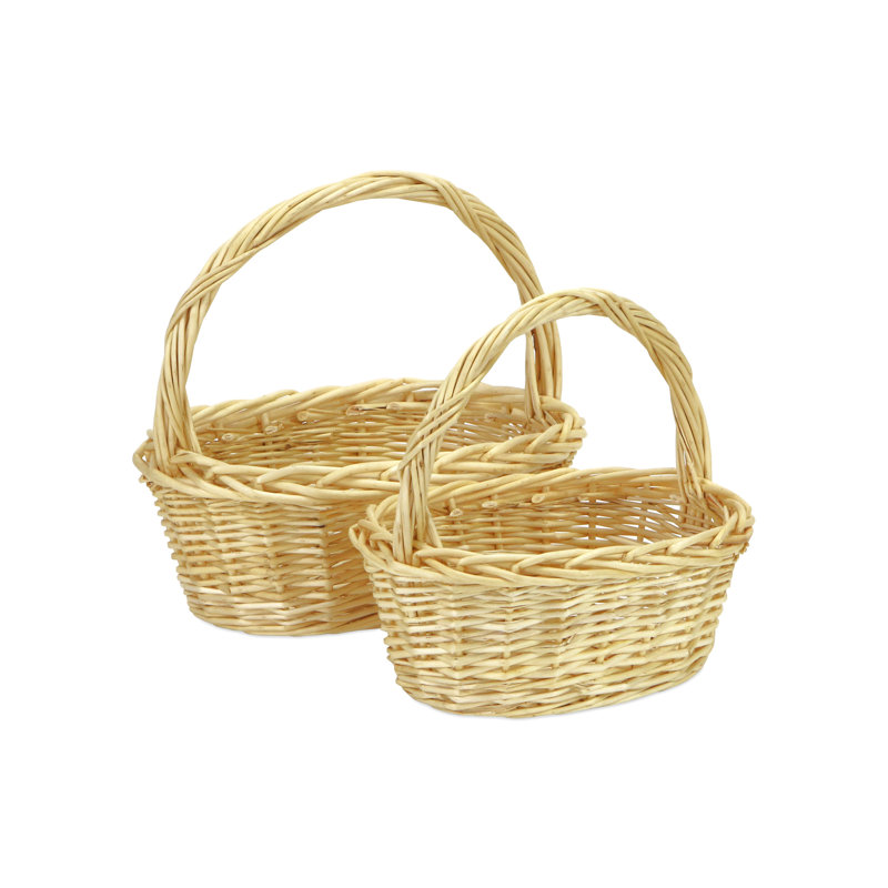 Ensemble de 2 paniers en osier