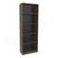 Bibliothèque Home 4 tablettes Kronos, rangement ouvert, noyer teint