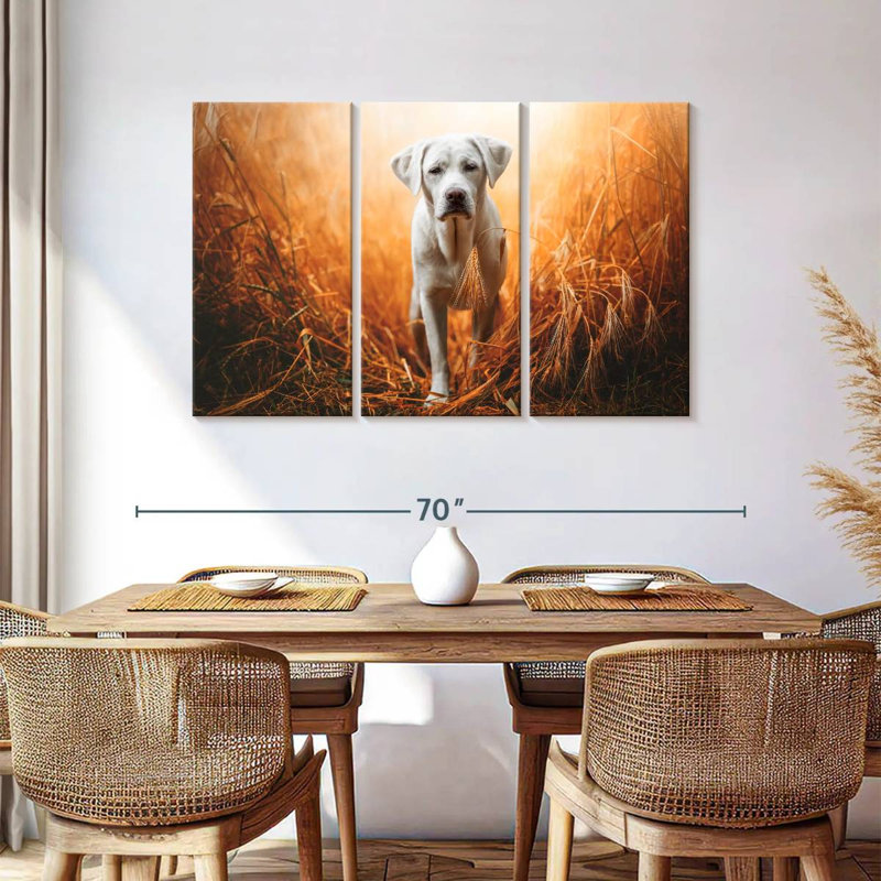 Lost Labrador Retriever, 36" H x 57" W