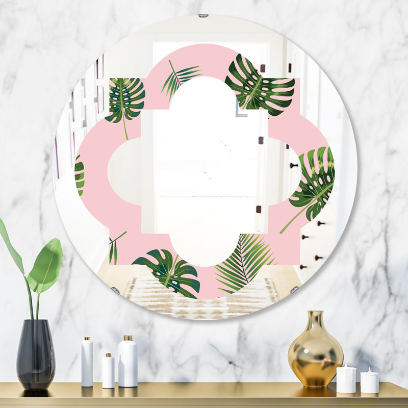 Miroir mural Quatrefoil, H 23,6 po x l 23,6 po