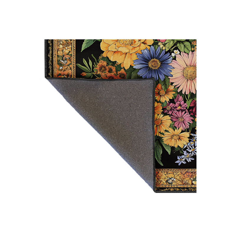 Tapis beige tissé traditionnel Mosso, 4 pi 11 po x 7 pi 7 po