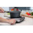 OVENTE Countertop Infrared Single Burner, 1000W Electric Hot Plate w/ 7.5” Ceramic Glass Cooktop, 6 Level Temperature Setting & Easy to Clean Base, Compact Stove for Home Dorm Office, Silver BGI201S