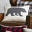 Eddie Bauer Bear Felt Throw Pillow-18099787