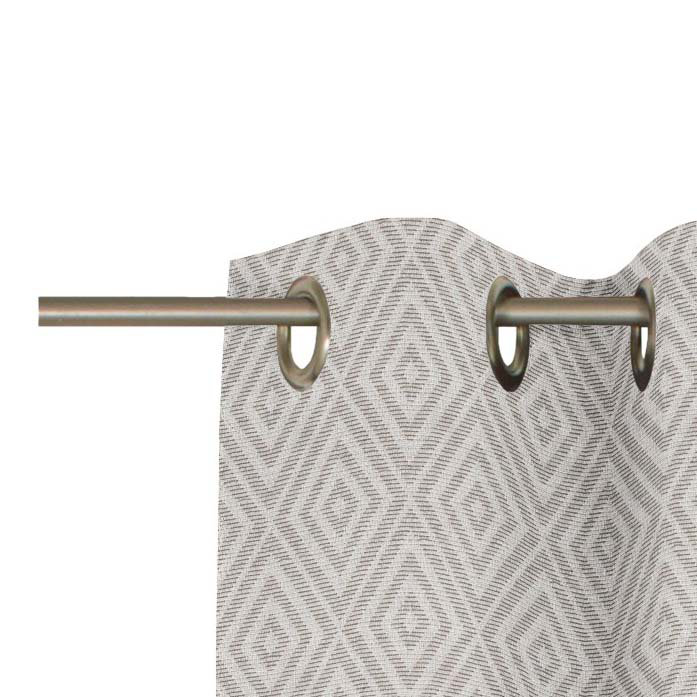 Abelard Room Darkening Curtains Single Panel, 255cm H x 132cm W, Brown