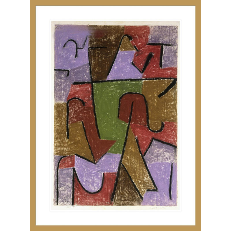 Indianisch by Paul Klee -Framed Giclee Print, 41.5" H x 30.72" W