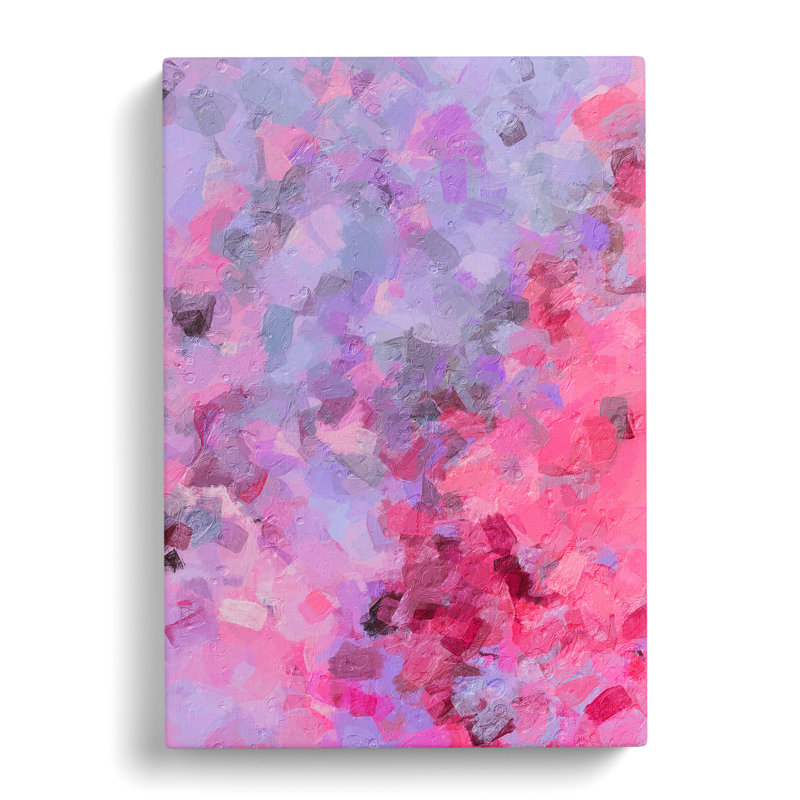 Heart Of Glass Abstract - Wrapped Canvas, 50cm H x 35cm W x 3cm D