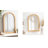 Radcliff Rounded Rectangle Rattan Wall Mirror