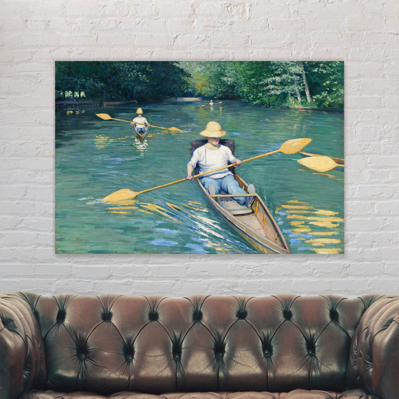 Skiffs - Wrapped Canvas Print, 84cm H x 120cm W x 4cm D