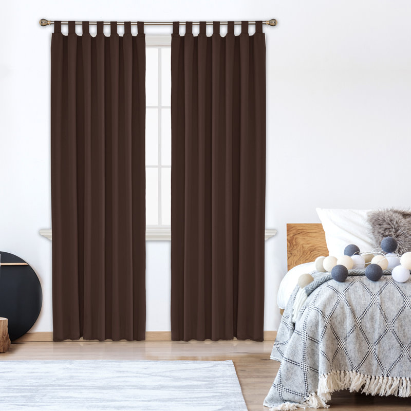 Blackout Curtain Pair, 140 W x 245 D cm, Navy Blue
