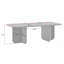 Table basse moderne | 100% panneau de particules enduit de mélamine, épaisseur: 0,7 pouce | Conception durable avec capacité de charge de 55 lb | Parfait pour le salon et les espaces contemporains, élégant et fonctionnel-1901845968-1901845969