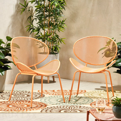 Ensemble de 2 chaises de patio Elba