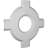 Inner Circle Intersection for 8" Traditional Coffered Ceiling System