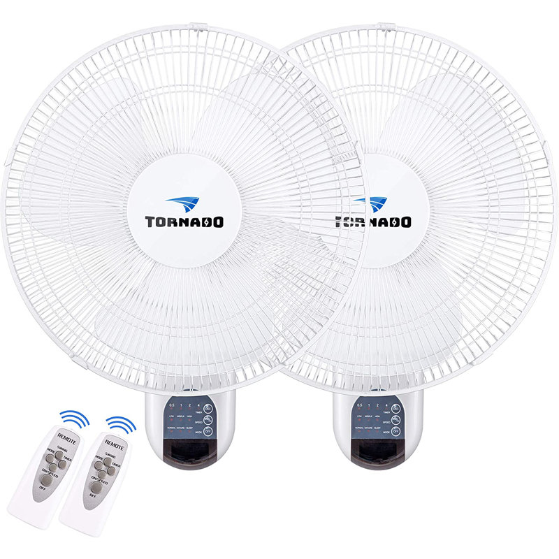 Ventilateur mural oscillant mural 16 po Tornado