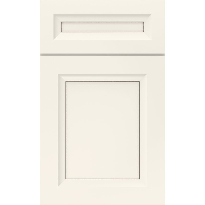 Dwelling Cranbrook Door Sample, Maple, Chalk w/Stone Glaze