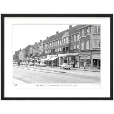 Cockfosters, Heddon Court Parade C1965 by Francis Frith - Single Picture Frame Print