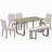 Demetrica Double Pedestal Dining Set