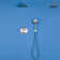 Rainfall Complete Shower System with 5-Setting Handheld Shower and Rough in Valve