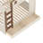 Full Over Full Bunk Bed With Storage Drawers And Shelves, Solid Wood Bunk Beds With Hooks, No Box Spring Needed, Beige&Natural