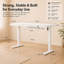 Adjustable Glass Top Metal Base-40496336