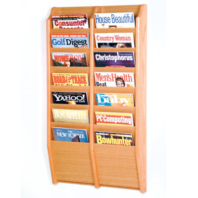 Yanira Wood Magazine Rack
