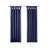 Twist Tab Lined Window Curtain Panel Navy 50x84"