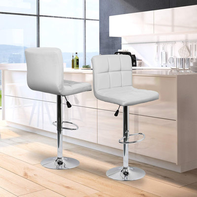 Evererdo Swivel Adjustable Height Bar Stools