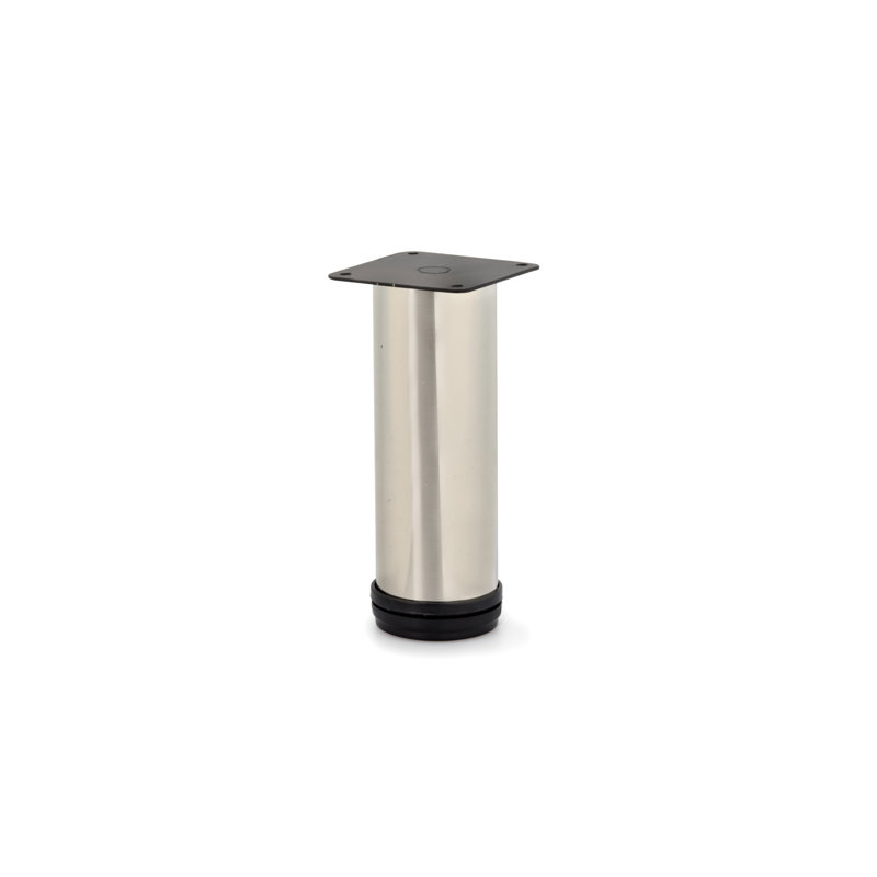 Adjustable Round Leg, Nickel