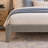 Upholstered Bed Frame with Wooden Slats and Supportive Headboard