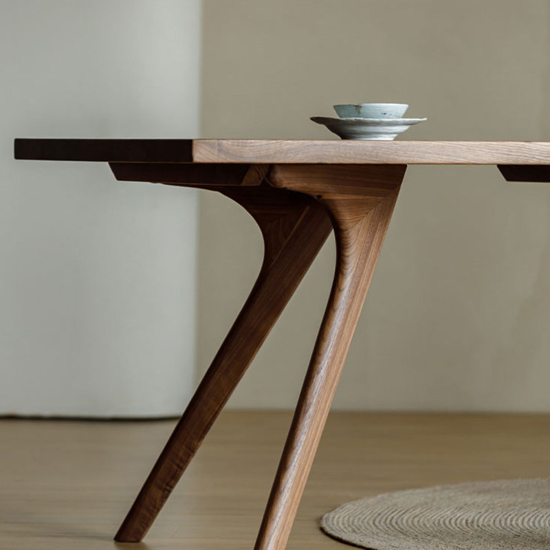 Table de salle à manger rectangulaire Italian Modern Fashion, H 29,52 po x L 55,11 po x l 33,46 po