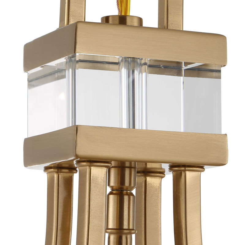 Uttermost Montreal 4 Light Brass Lantern Pendant