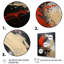 Red Moon Shapes - Art mural abstrait-753188200-753188192