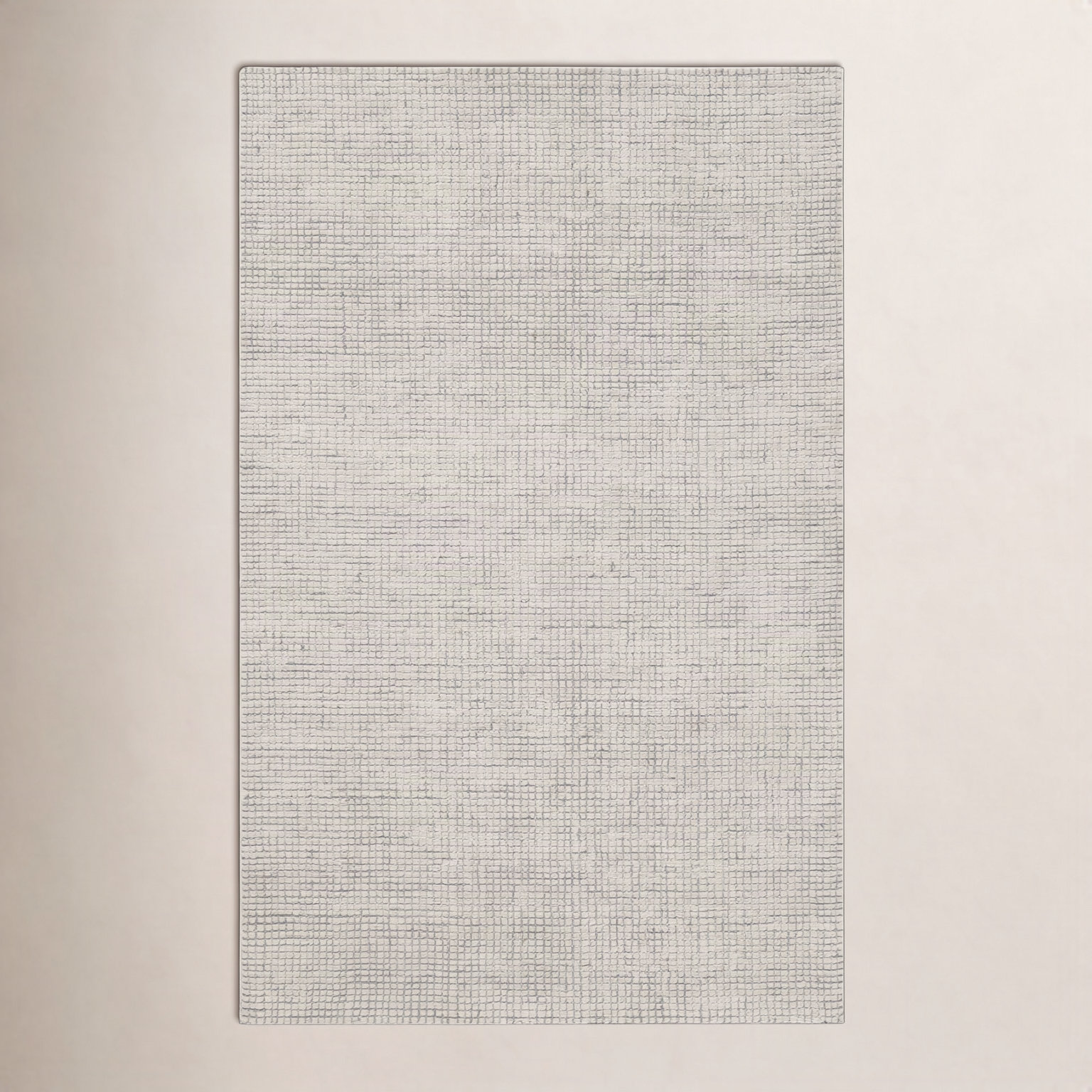 Hand-Tufted Striped Wool Rug, Rectangle 8'9" x 11'9", Ivory / Gray