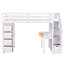 Lit mezzanine simple avec tiroirs de rangement