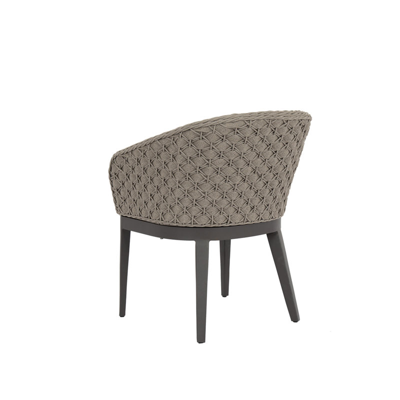 Marbella Outdoor Dining Armchair, Echo Ash Sunbrella®