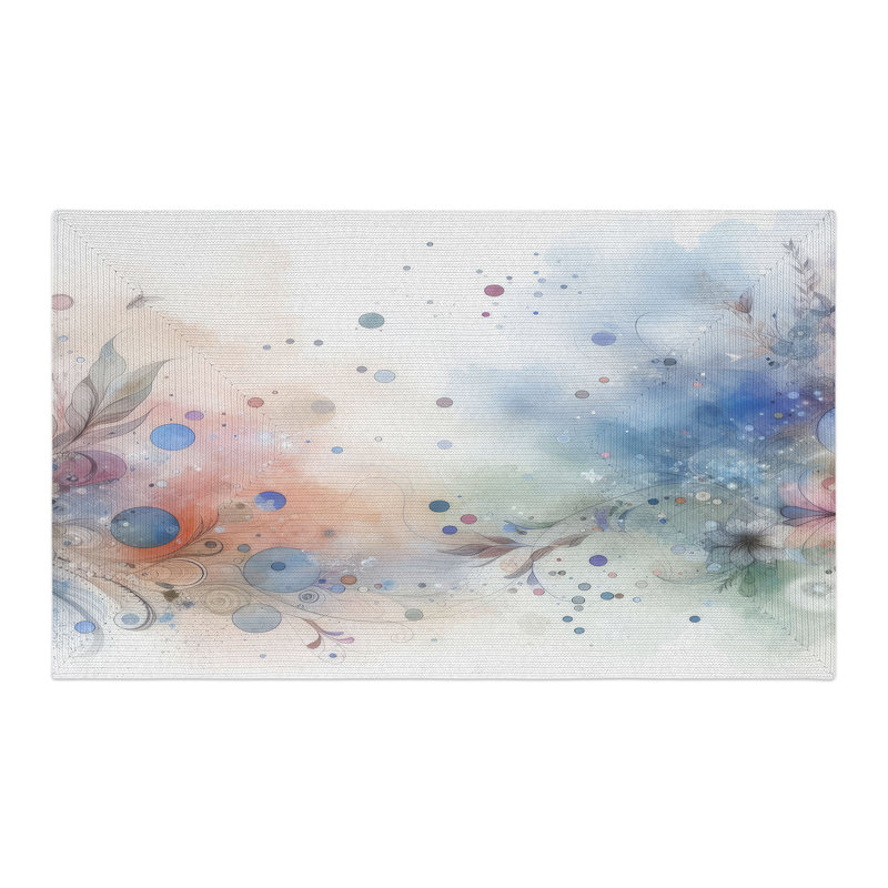 Tapis tressé Soft Dream Splash, Rectangulaire 3 pi x 5 pi