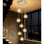 Lustre 7 lumières en cristal Glam Pendants-566339081