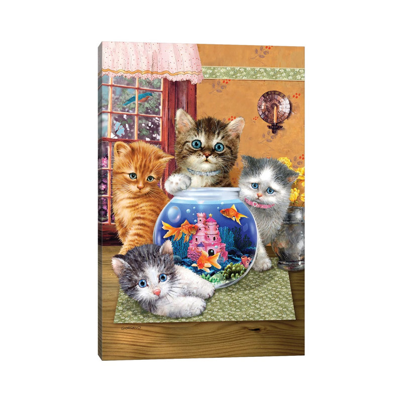 Vertical Who's Looking - Wrapped Canvas Print, 20.32 cm H x 30.48 cm W