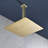 1-Spray Patterns With 2.5 GPM 9.84 In. Ceiling Mount Fixed Shower Head With Shower Arm -111875549