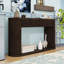 Console en bois avec 2 tiroirs-2071321802