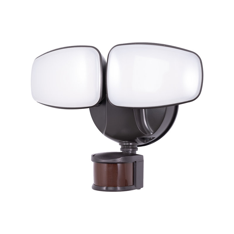 Lumière de sécurité DEL à DEL 35 W, 3 couleurs sélectionnables, capteur de mouvement et de photocellule