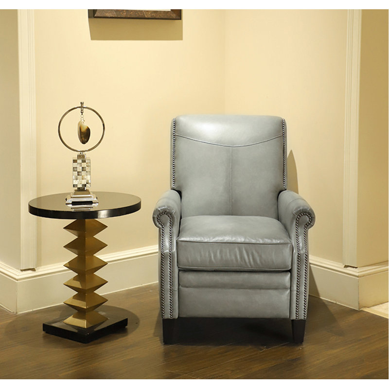 Fauteuil inclinable en cuir véritable Luvora