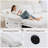 Meissalivve 3-In-1 Sleeper Sofa Bed, Convertible Pull Out Couch Bed With Usb Ports, Storage Pockets, 3-Seater Sofa For Living Room(White)-1300846277