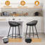 Lucasville Counter Stool with Metal Frame-581991913