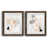Papier, cadre noyer