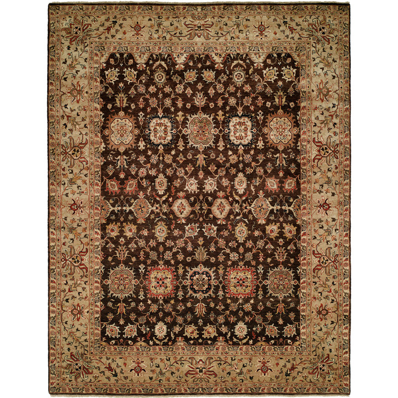 Mathilda Wool Oriental Indoor Rug, Rectangle 6' x 9'