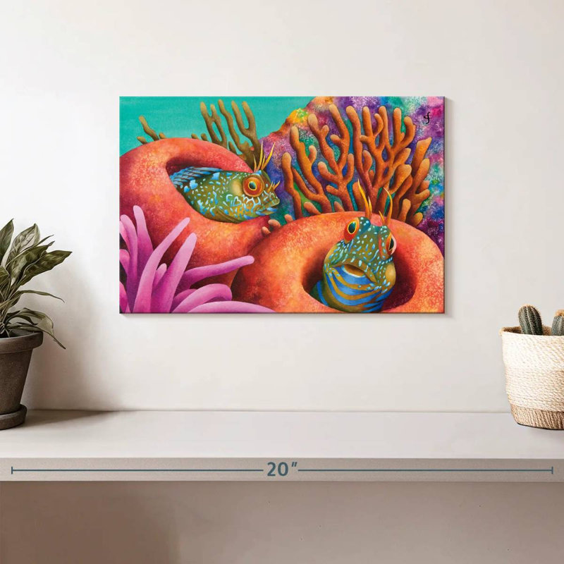 Brampt Seaweed Blennies, 8" H x 12" W