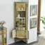 Armoire d'angle en bois manufacturé