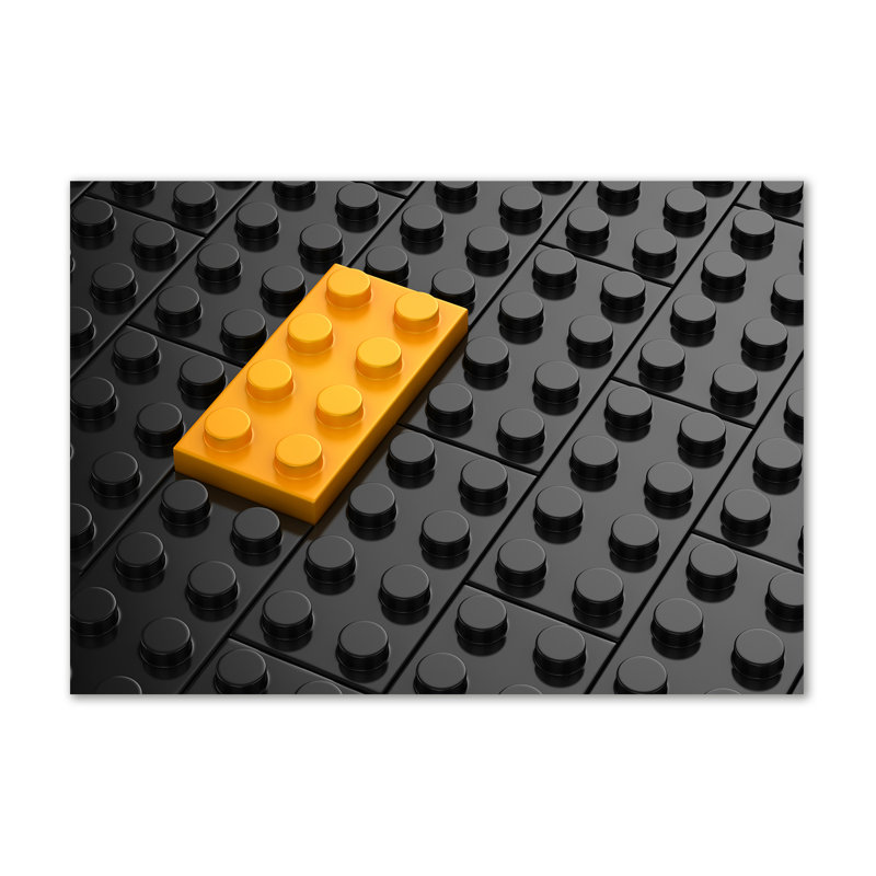 Lego Bricks - Wrapped Canvas Print